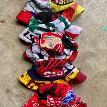 Load image into Gallery viewer, Reworked Football Scarf Bucket Hat Bundle
